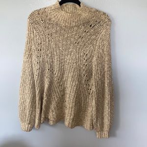 Open knit Lucky Brand sweater